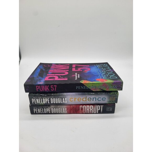 Penelope Douglas Lot of 3 Paperback Books Credence Corrupt Punk 57 - Picture 5 of 8